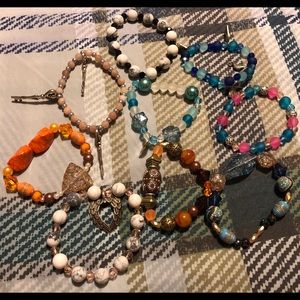 Lot 3 ** 9 home made bracelets